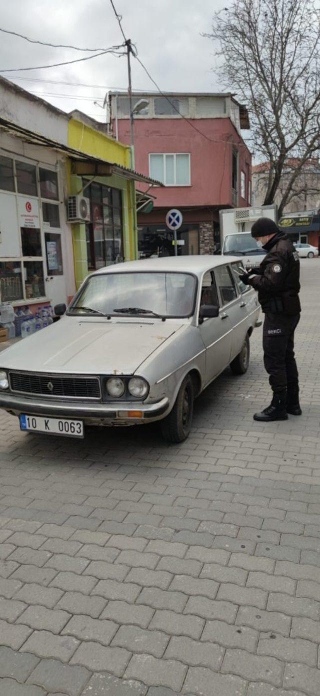 Manyas’ta polis denetimlerini arttırdı