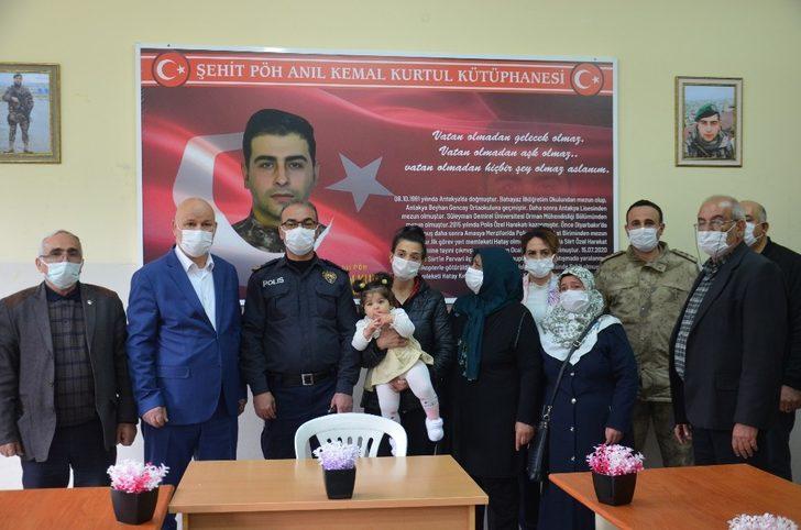 Şehit polis Anıl Kemal Kurtul adına kütüphane açıldı G3