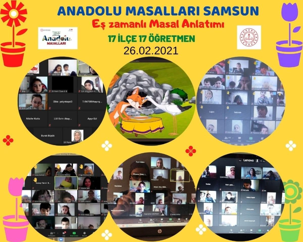 Samsun&rsquo;da 4 bin 153 &ccedil;ocuğa online olarak masal anlatıldı