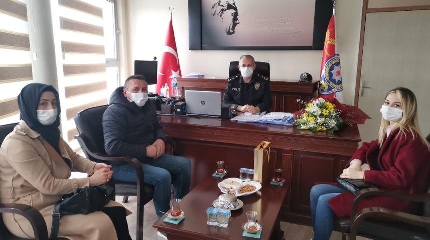 Magandayı bulan polise teşekk&uuml;r