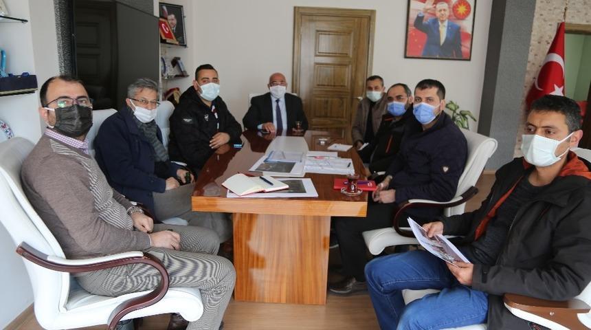 Develi&rsquo;de &ccedil;alışmalar &ouml;ncesi kurumlarla istişare edildi