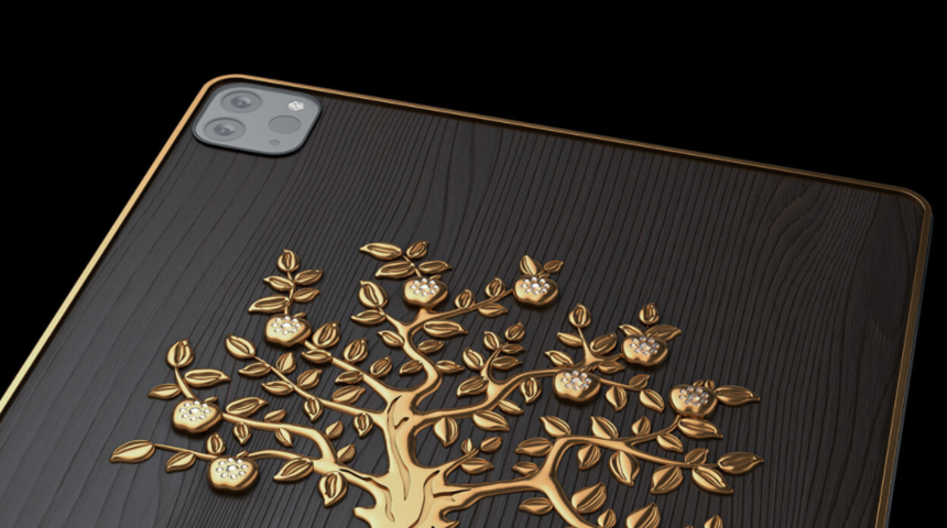 1 kg'dan fazla altınla süslenmiş iPad Pro'nun fiyatı dudak uçuklattı!