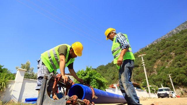 Belceğiz suya kavuştu