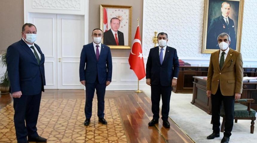 Kilis heyeti bakanlarla g&ouml;r&uuml;şt&uuml;