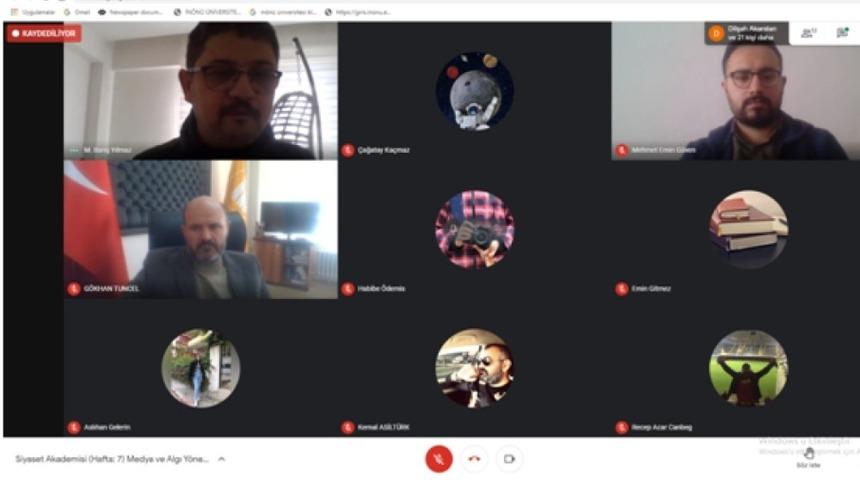 &Ouml;ğretim &Uuml;yesi Yılmaz algı y&ouml;netimini anlattı