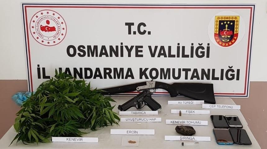 Osmaniye&rsquo;de uyuşturucu operasyonu: 6 g&ouml;zaltı