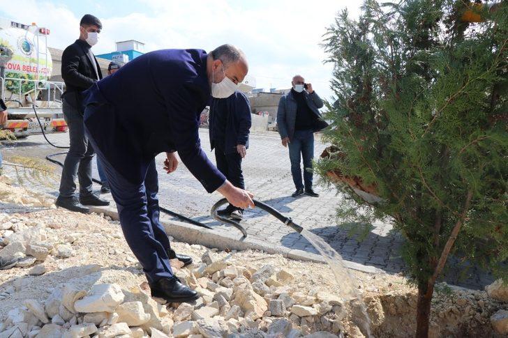 Bozova’da yeşillendirme seferberliği sürüyor G3