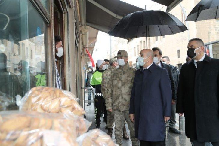 Mardin Valisi Demirtaş, korona virüs denetimine katıldı G3