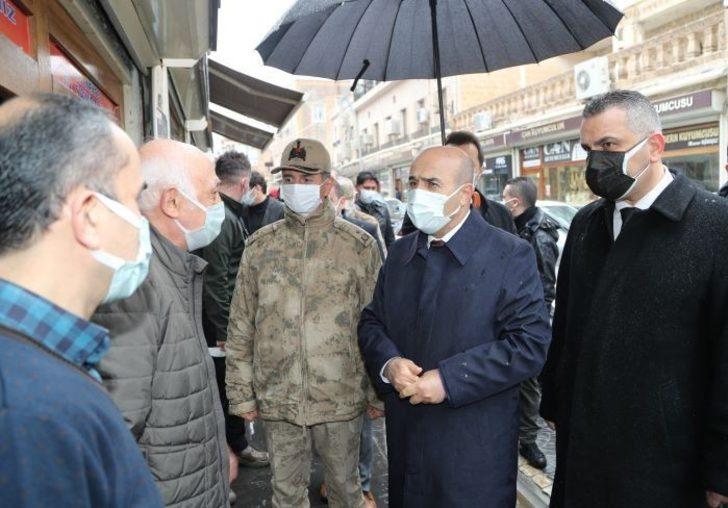 Mardin Valisi Demirtaş, korona virüs denetimine katıldı G4