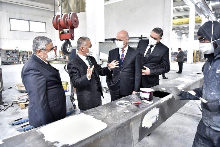 Vali Yazıcı OSB firmalarında incelemelerde bulundu G1