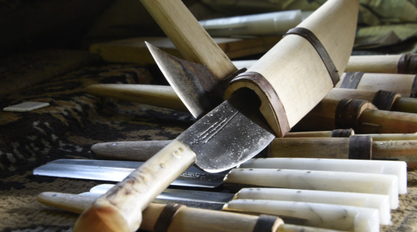 Evrenye Bı&ccedil;ağı da tescillendi! Sapı ke&ccedil;i boynuzundan, kını kızılağa&ccedil;tan