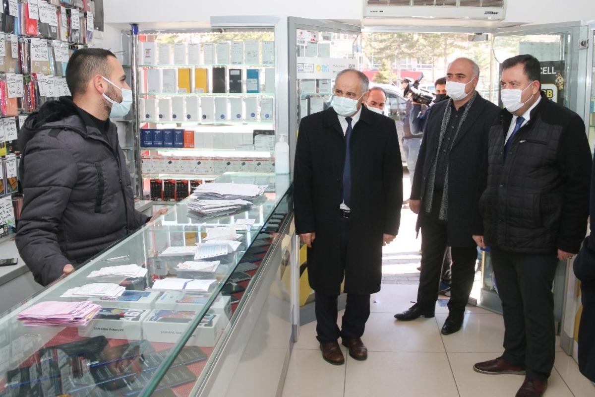 Yahyalı&rsquo;da covid-19 denetimleri yapıldı