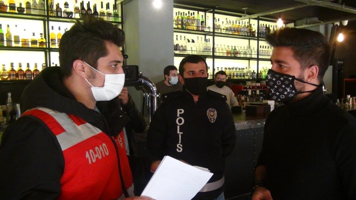 Beşiktaş&rsquo;taki denetimlerde mesafeye uymayan masalar kaldırıldı