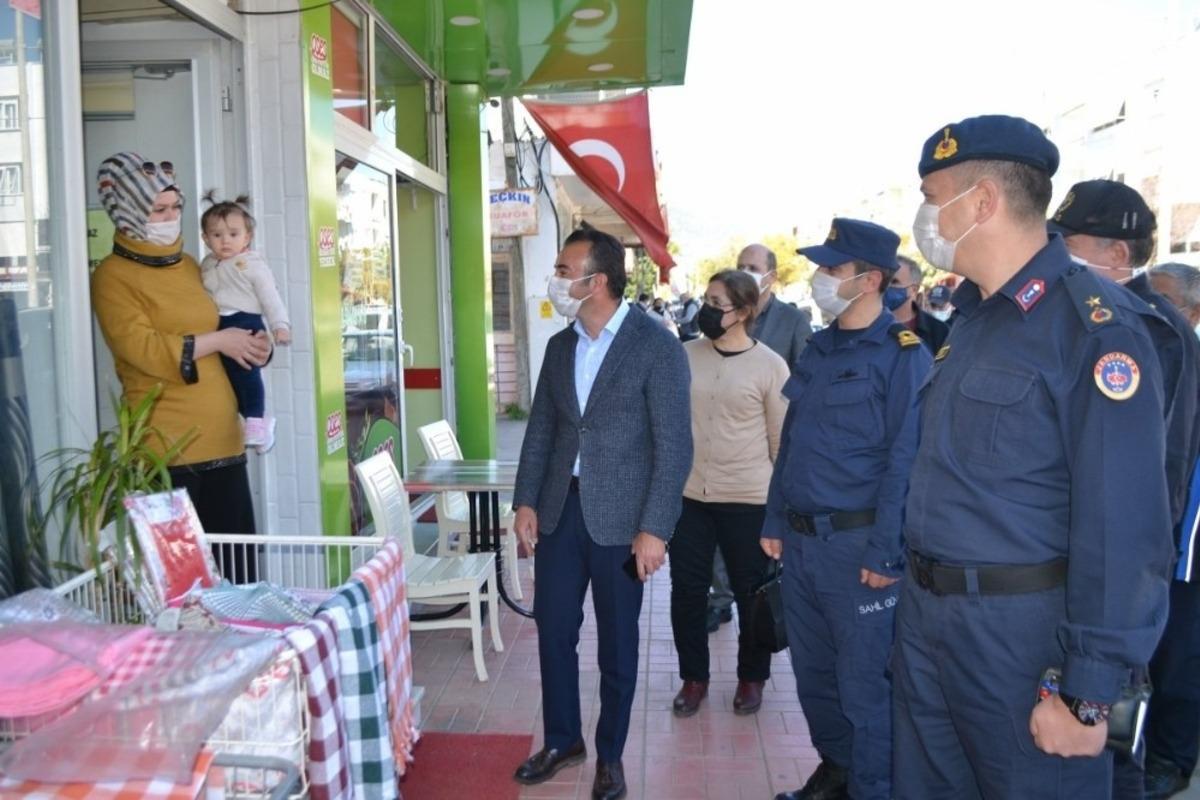 Bozyazı&rsquo;da Covid-19 denetimi
