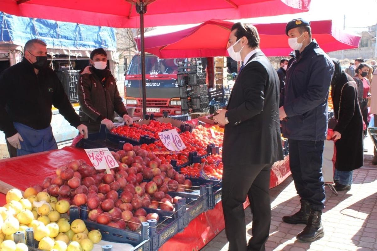 Kaymakam G&uuml;nl&uuml;&rsquo;den korona vir&uuml;s denetimi