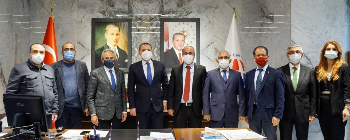 G&uuml;venlik İşleri Genel M&uuml;d&uuml;r&uuml; Yusuf Karaloğlu&rsquo;ndan GA&Uuml;N&rsquo;e ziyaret