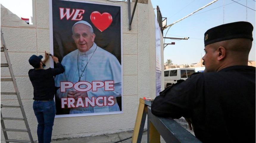 Papa Francesco: Tarihte ilk kez Katolik Kilisesi lideri Irak'a gidiyor, gezinin sloganı 'Hepiniz kardeşsiniz'