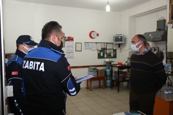 Erdemli Belediye zabıtasından korona virüs denetimi G2