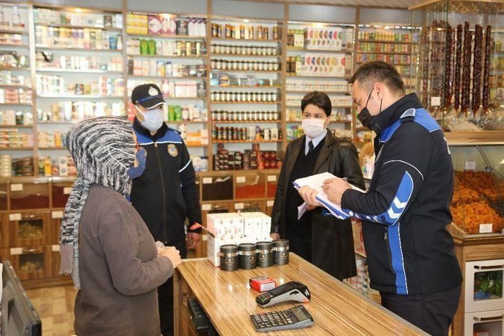 Erdemli Belediye zabıtasından korona virüs denetimi G3