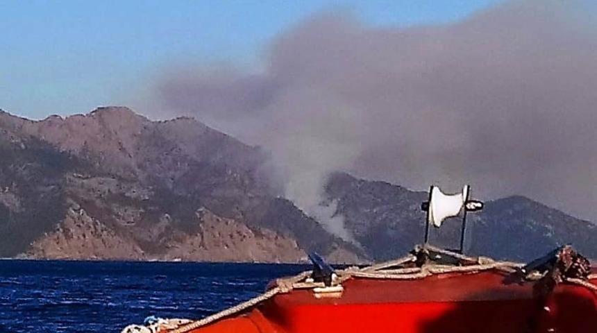 Marmaris’te orman yangını