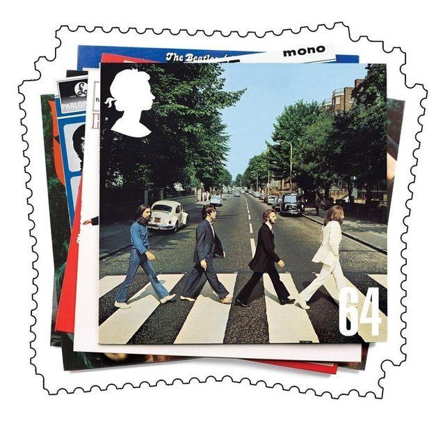 Müzik tarihinin en ikonik kapaklarından biri olan The Beatles'ın Abbey Road albümü İngiltere'de posta pulu da olmuştu.