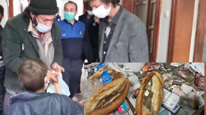 Ekmek arasından çıktı! Gören şaşkına döndü