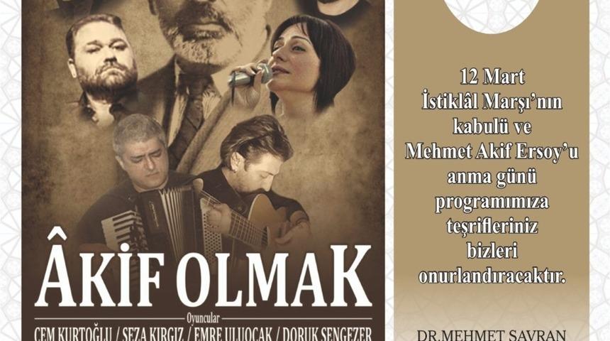 &lsquo;Akif Olmak&rsquo; adli tiyatro oyunu Nevşehir&rsquo;de sahnelenecek