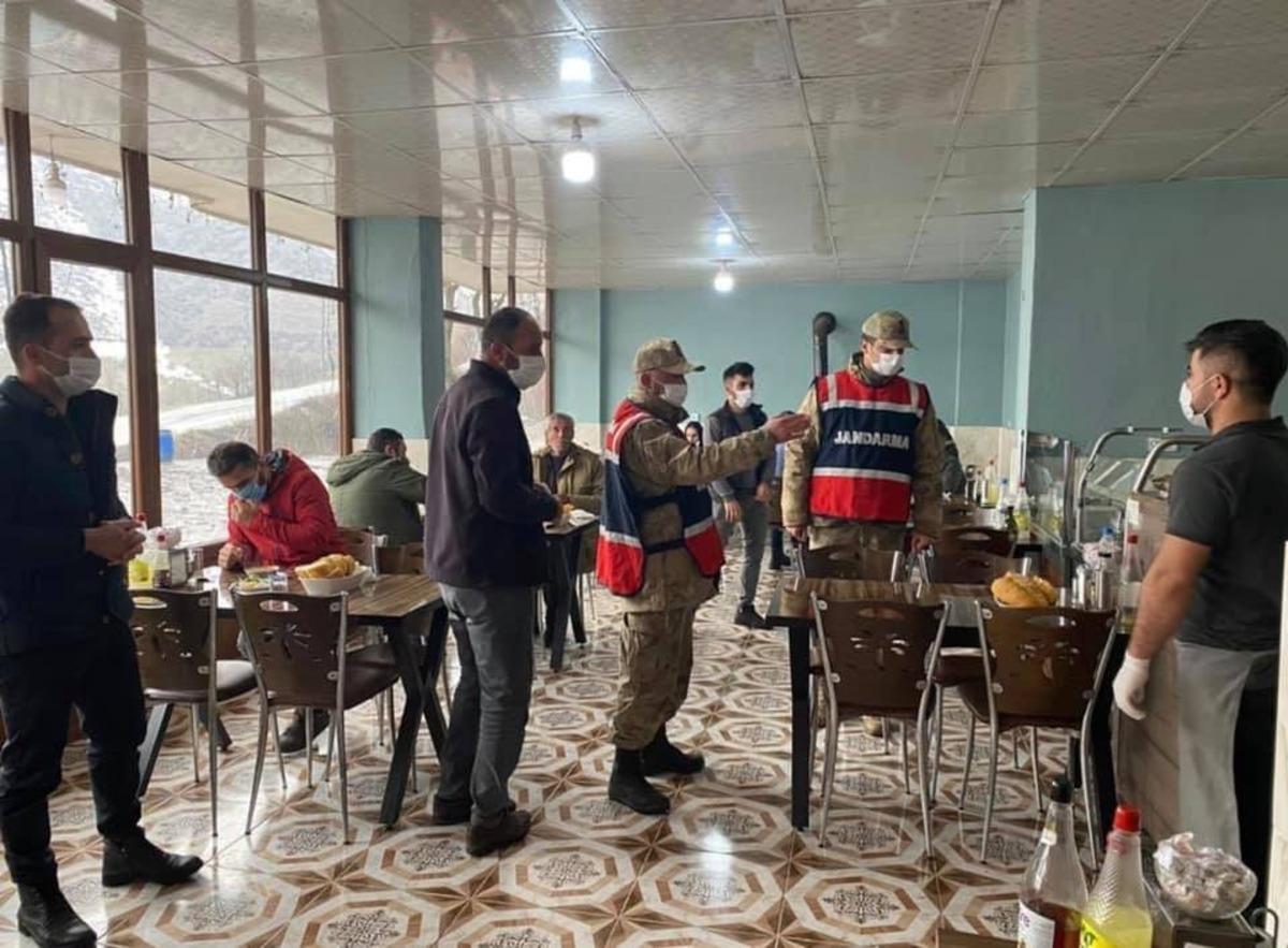 Uludere&rsquo;de korona vir&uuml;s denetimi