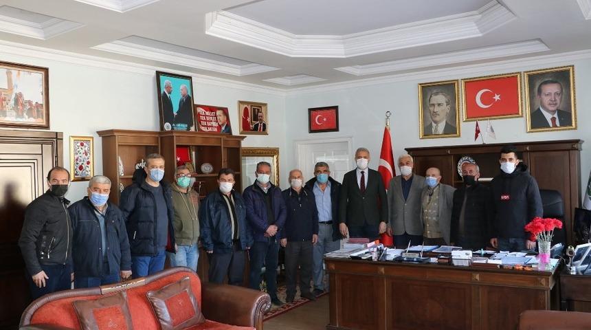 Başkan Bi&ccedil;er, muhtarlarla bir araya geldi