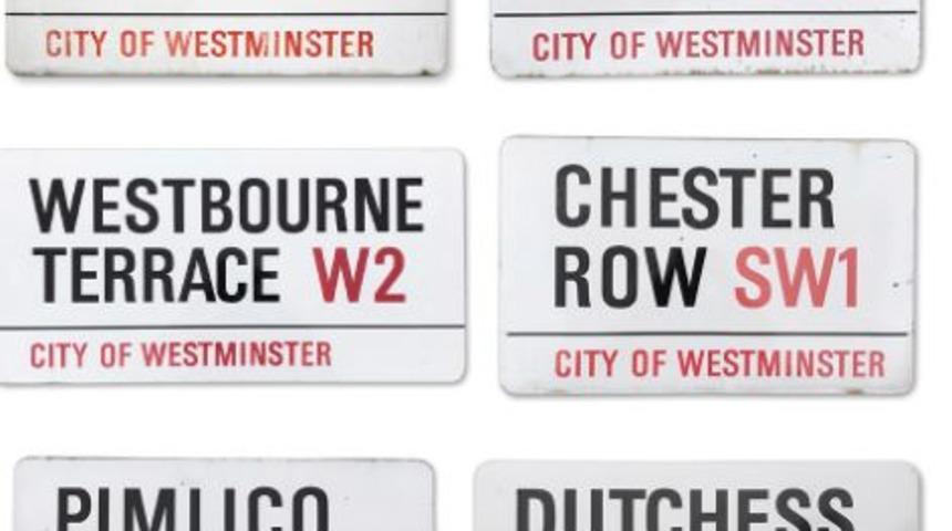 Londra'daki Abbey Road caddesine ait tabela 386 bin TL'ye satıldı