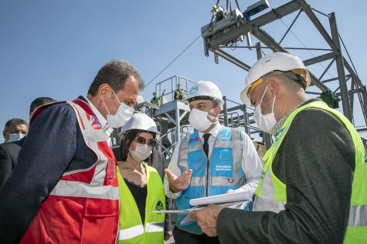 Başkan Se&ccedil;er, Tarsus Atıksu Arıtma Tesisindeki &ccedil;alışmaları inceledi