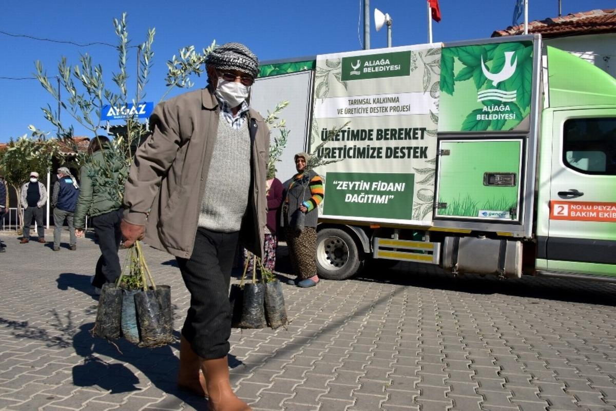 Aliağa Belediyesinin &uuml;reticiye destek projesi s&uuml;r&uuml;yor