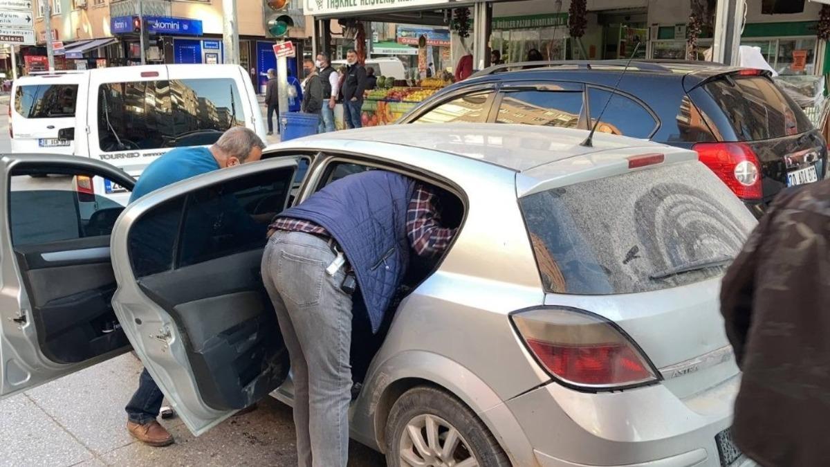 &Ccedil;aldığı ara&ccedil;la kent merkezinde gezerken yakalandı