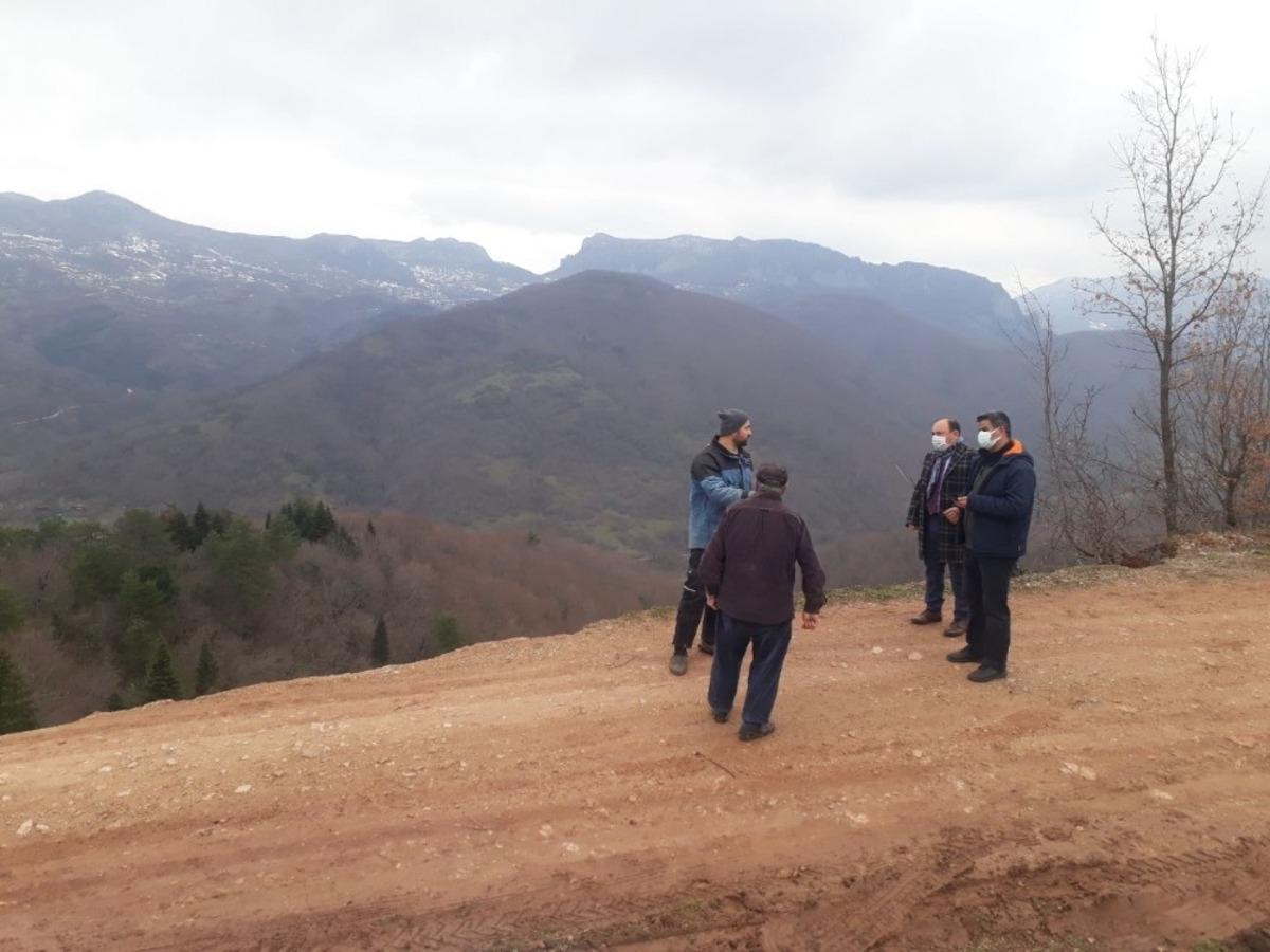 Yol bir anda yok oldu