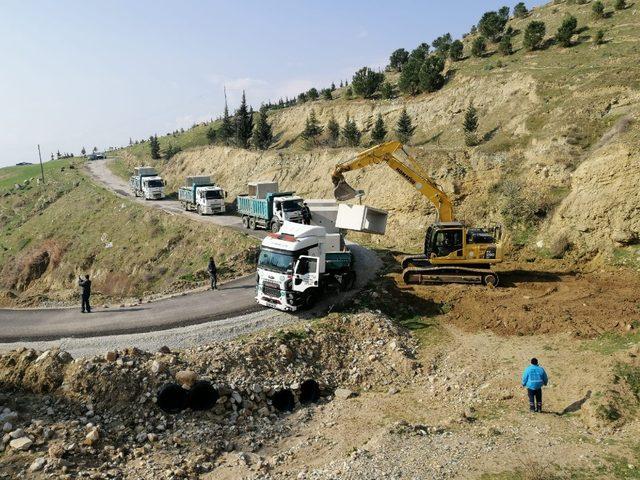 Aydoğdu’da menfez çalışması