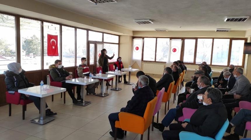 Muhtarlara aile i&ccedil;i şiddet bilgilendirilmesi yapıldı