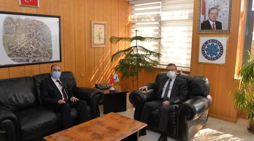 BŞEÜ Rektörü Prof. Dr. Şükrü Beydemir’den Uludağ Üniversitesini ziyaret