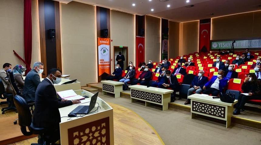 Yeşilyurt Belediyesi Meclisi Mart ayı toplantısı yapıldı