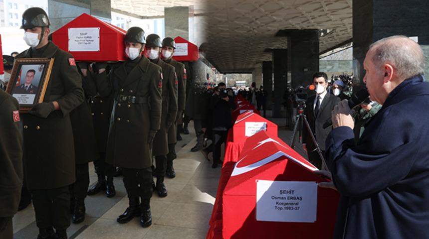 Bitlis'te askeri helikopter düştü,11 şehit! Ankara'da devlet töreni