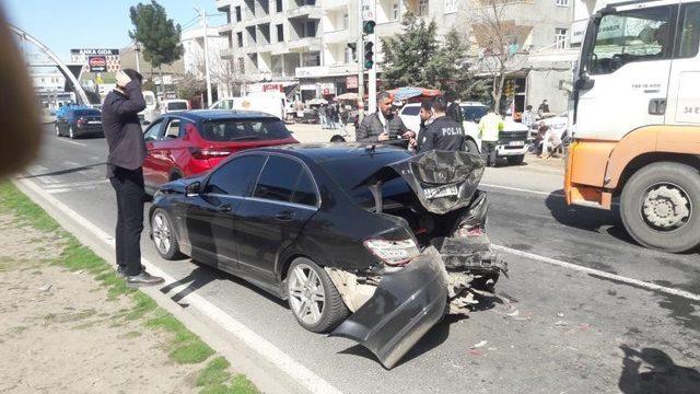 Diyarbakır’da trafik kazası: 1 yaralı