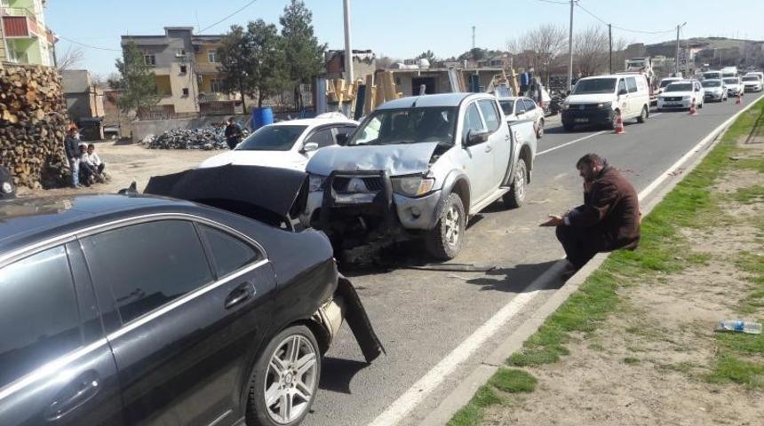 Diyarbakır’da trafik kazası: 1 yaralı