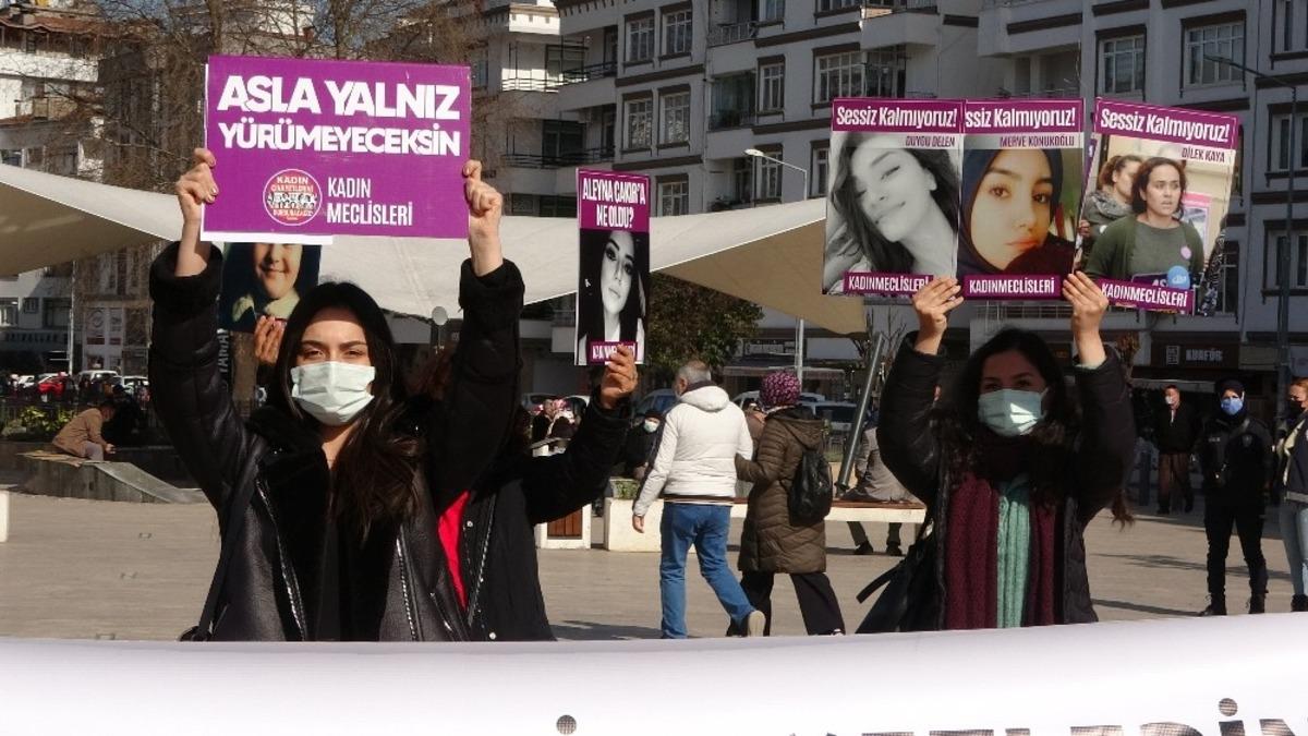 Kadın cinayetlerine tepki g&ouml;sterdiler
