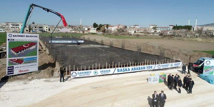 Araban’da Kapalı Semt Pazarı Yeri’nin temeli atıldı G4