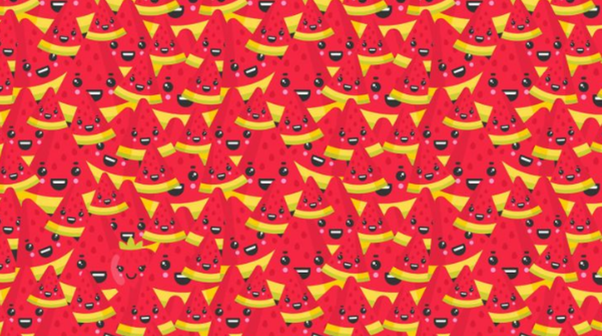 Görsel becerinizi arttıracak bir bulmaca! Verilen görseldeki çileği görebiliyor musunuz?