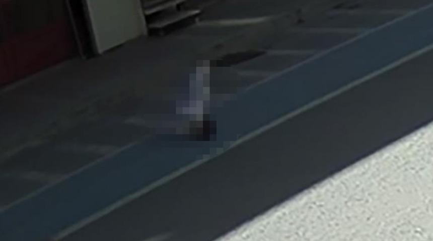 3 yaşındaki çocuğun 4'üncü kattan düşme anı kamerada