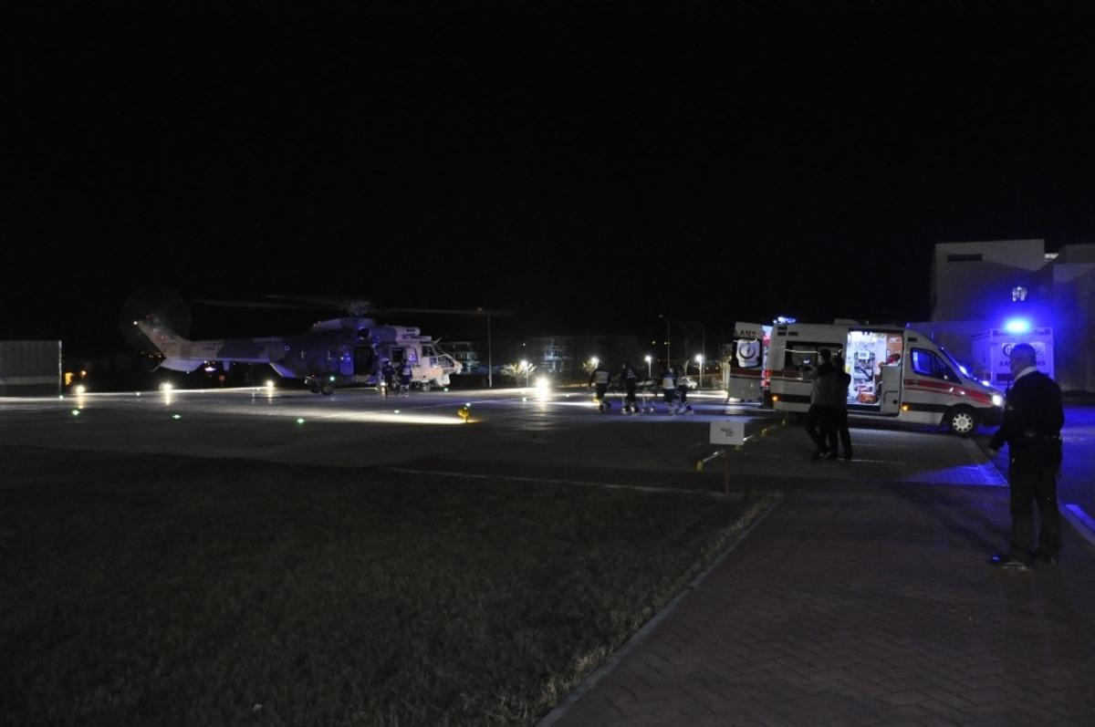 Eskişehir&rsquo;de dağlık arazide mahsur kalan 4 kişi helikopterle kurtarıldı
