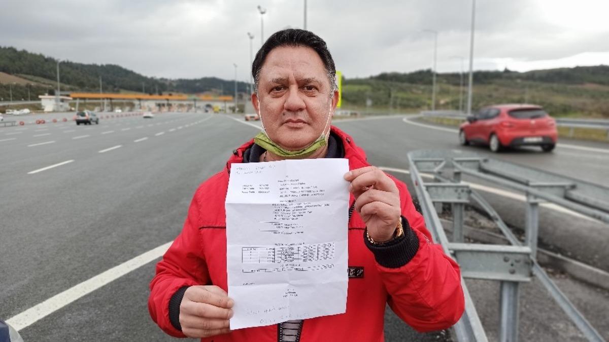 (&Ouml;zel) Otoyol ge&ccedil;iş &uuml;cretini &ouml;demeyi unutunca icralık oldu