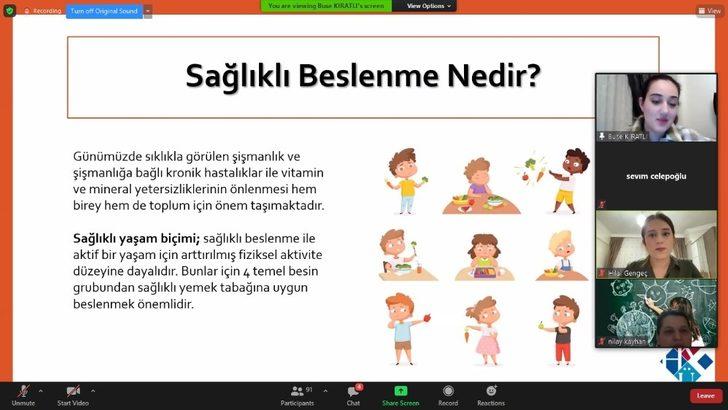 HKÜ’de pandemi sürecinde beslenme konuşuldu G1