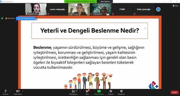 HKÜ’de pandemi sürecinde beslenme konuşuldu G2