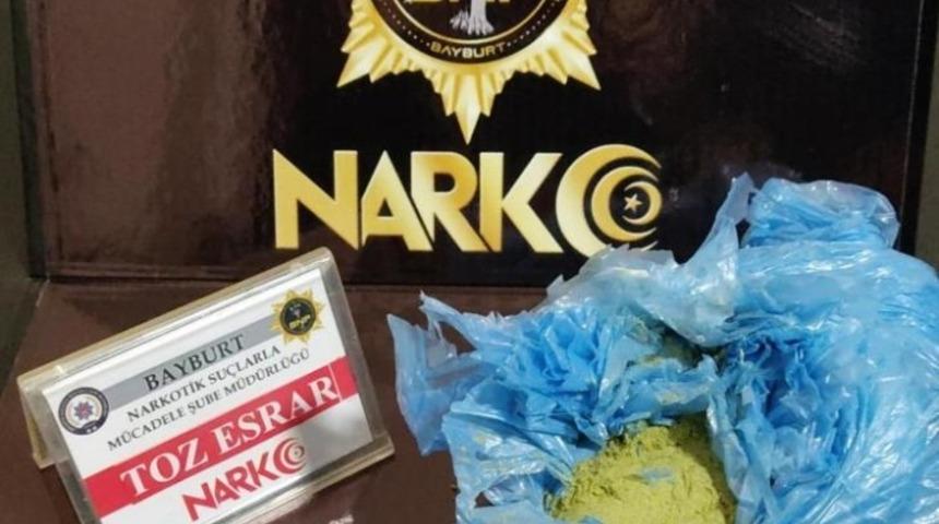 Bayburt’ta uyuşturucuya geçit yok